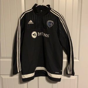 Sporting KC Adidas Climawarm Adidas Half-Zip